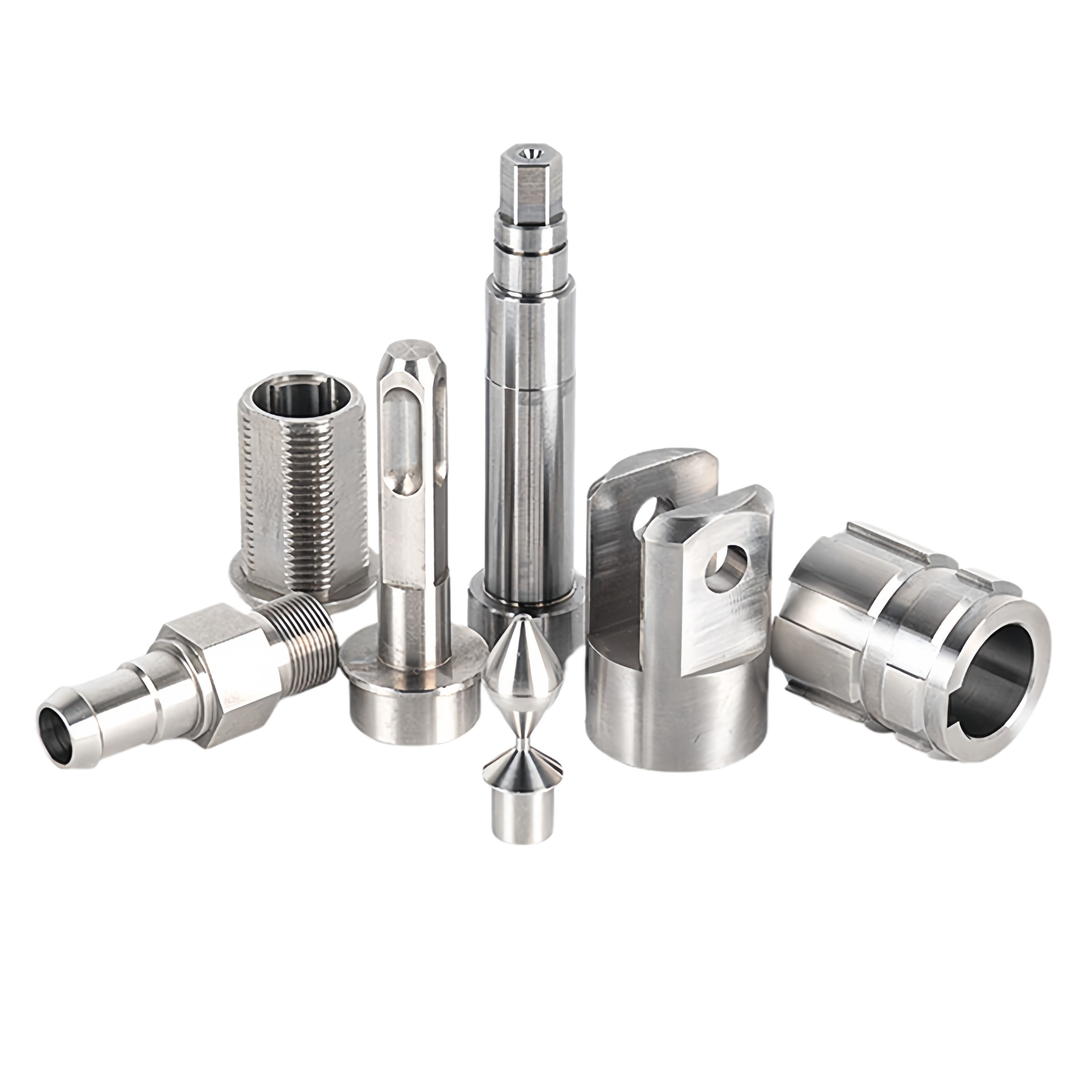 CNC Precision Machining Custom Brass Copper Stainless Steel Turning Parts Waterproof Fasteners Screw Connector