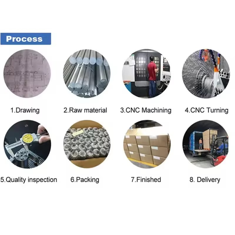OEM/ODM Customized High Precision Cnc Machining Spare Parts Stainless Steel Aluminum Turning Manufacturers 5 Axis Cnc Machining