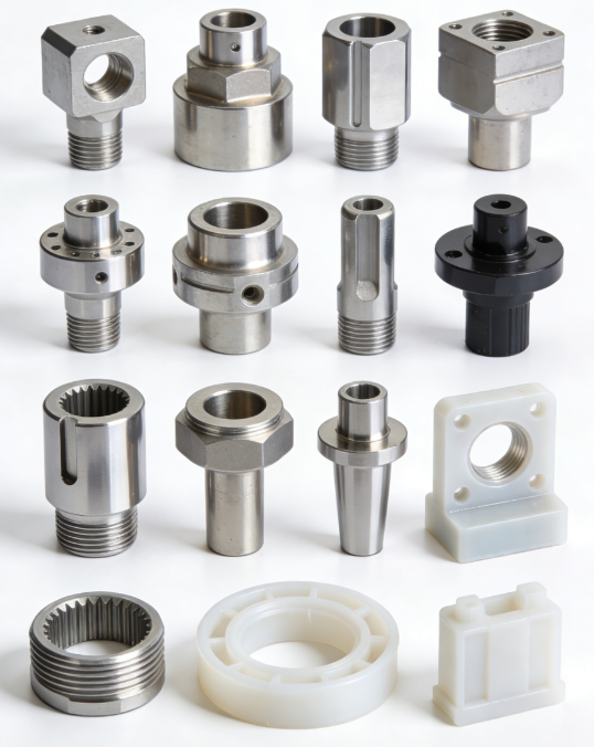 5 Axis CNC Machining Precision Mechanical Customized on Demand for Aluminum Stainless Steel Titanium Magnesium POM Nylon PC